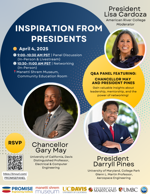 Flyer - Inspiration with Presidents – April 4th Hybrid Panel